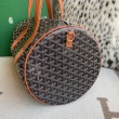Borse Replica Alta Qualità sportiva classica Goyard Barrel 40 marrone