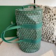 Borse Replica sportiva classica Goyard Barrel 40 Verde