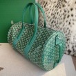 Borse Replica sportiva classica Goyard Barrel 40 Verde