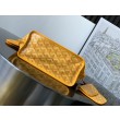 Borse Replica tote Goyard Anjou Saint Louis Mini tela goyardine/pelle di vitello Giallo