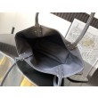 Borsa tote Goyard Anjou Saint Louis Mini tela goyardine/pelle di vitello grigia