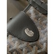 Borse Replica tote Goyard Anjou Saint Louis Mini tela goyardine/pelle di vitello nera