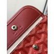 Borsa tote Goyard Anjou Saint Louis Mini tela goyardine/pelle di vitello Rosso