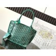 Borsa Replica 1:1 tote Goyard Anjou Saint Louis Mini tela goyardine/pelle di vitello Verde