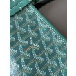 Borsa Replica 1:1 tote Goyard Anjou Saint Louis Mini tela goyardine/pelle di vitello Verde