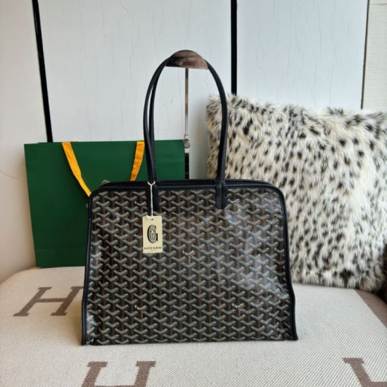 Borsa tote Goyard Hardy PM tela goyardine Nero