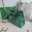 Borsa tote Goyard Hardy PM tela goyardine verde