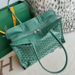 Borsa tote Goyard Hardy PM tela goyardine verde