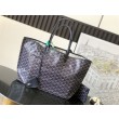 Borse tote Goyard Saint Louis PM/GM Spalmata Goyardine Nero