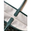 Borse tote Goyard Saint Louis PM/GM Spalmata Goyardine verde