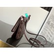 Pochette Goyard Plumet con iniziali Bordeaux