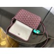 Pochette Goyard Plumet con iniziali Bordeaux