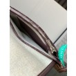 Pochette Goyard Plumet con iniziali Bordeaux