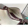 Pochette Goyard Plumet con iniziali Bordeaux