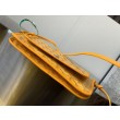 Pochette Goyard Plumet con iniziali Giallo