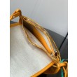 Pochette Goyard Plumet con iniziali Giallo