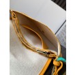 Pochette Goyard Plumet con iniziali Giallo