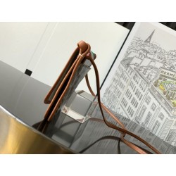 Pochette Goyard Plumet con iniziali Marrone