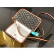 Pochette Goyard Plumet con iniziali Marrone