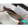 Pochette Goyard Plumet con iniziali Marrone