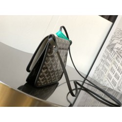 Pochette Goyard Plumet con iniziali Nero