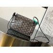 Pochette Goyard Plumet con iniziali Nero