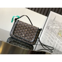 Pochette Goyard Plumet con iniziali Nero