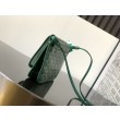 Pochette Goyard Plumet con iniziali Verde