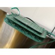 Pochette Goyard Plumet con iniziali Verde