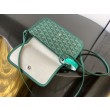 Pochette Goyard Plumet con iniziali Verde