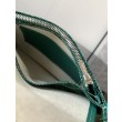 Pochette Goyard Plumet con iniziali Verde