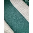 Pochette Goyard Plumet con iniziali Verde