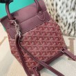 Zaino Goyard Alpin Mini Tela Goyardine Borgogna