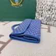 Zaino morbido Goyard Saint Léger in tela Goyardine Blu