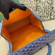 Zaino morbido Goyard Saint Léger in tela Goyardine Blu