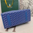 Zaino morbido Goyard Saint Léger in tela Goyardine Blu