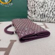 Zaino morbido Goyard Saint Léger in tela Goyardine Borgogna