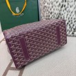 Zaino morbido Goyard Saint Léger in tela Goyardine Borgogna