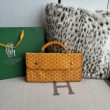 Zaino morbido Goyard Saint Léger in tela Goyardine Giallo