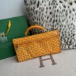 Zaino morbido Goyard Saint Léger in tela Goyardine Giallo
