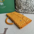 Zaino morbido Goyard Saint Léger in tela Goyardine Giallo