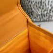 Zaino morbido Goyard Saint Léger in tela Goyardine Giallo