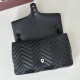 Replica di lusso Borsa a tracolla grande Gucci GG Marmont 850659 Nero Imitazioni Cloni Borsa a tracolla grande Gucci GG Marmont 850659 Nero firmate
