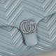 Replica di lusso Borsa a tracolla grande Gucci GG Marmont 850659 Blu Imitazioni Cloni Borsa a tracolla grande Gucci GG Marmont 850659 Blu firmate