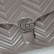 Replica di lusso Borsa a tracolla grande Gucci GG Marmont 850659 Grigio Imitazioni Cloni Borsa a tracolla grande Gucci GG Marmont 850659 Grigio firmate