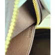 Borsa a mano Burberry Canvas Highlands Bowling, colore caffè scuro