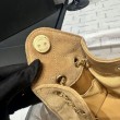 Borsa a mano Chanel 25 Mini trapuntata AS5631 scamosciata marrone