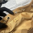 Borsa a mano Chanel 25 Mini trapuntata AS5631 scamosciata marrone