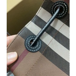 Borse Firmate Replica a secchiello TB piccola Burberry color caffè
