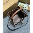Borse Firmate Replica a secchiello TB piccola Burberry color caffè